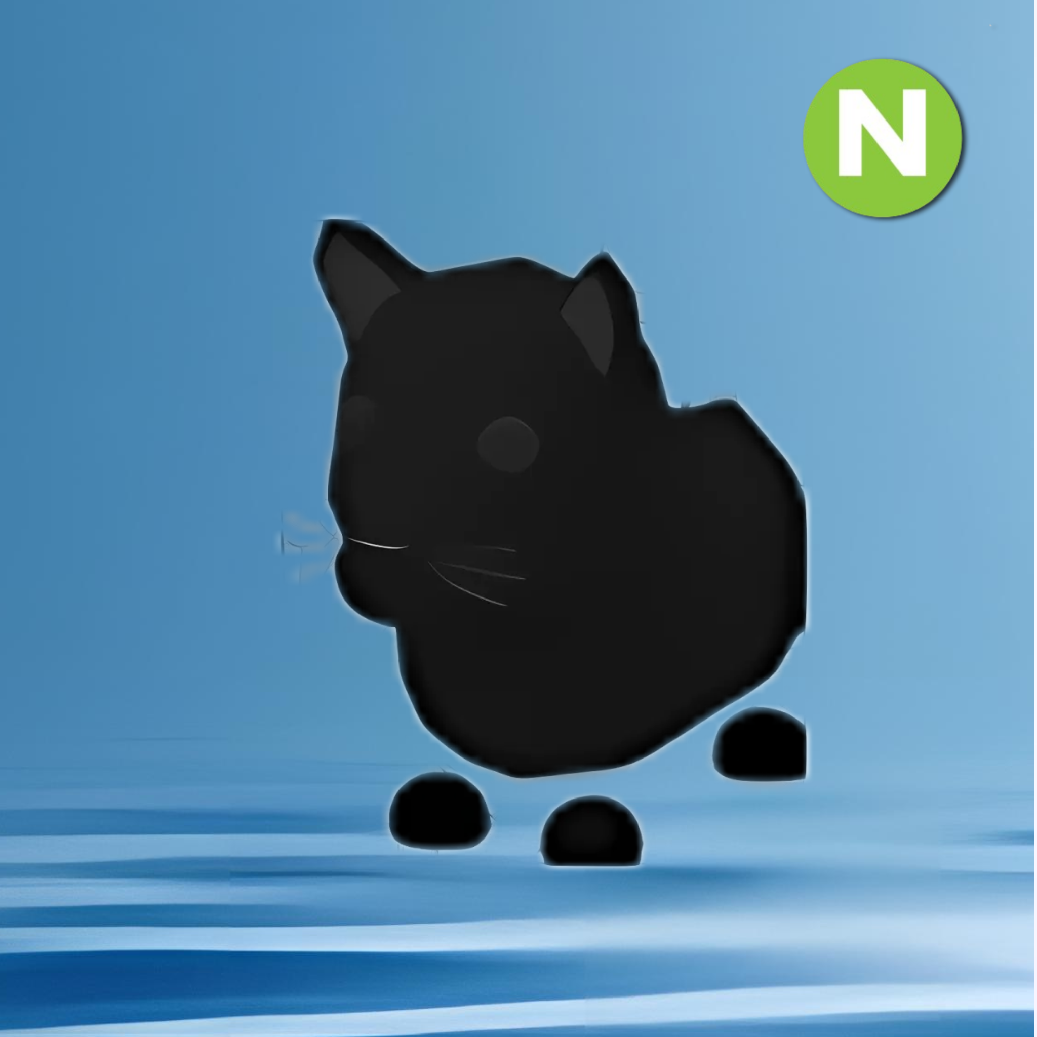 Neon Black Panther