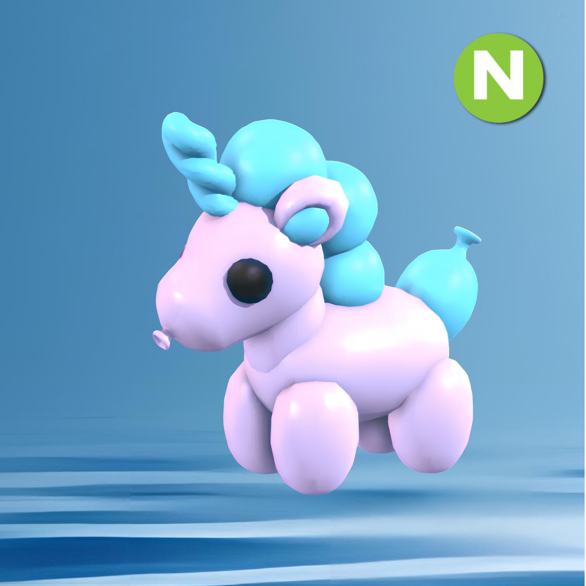 Neon Balloon Unicorn
