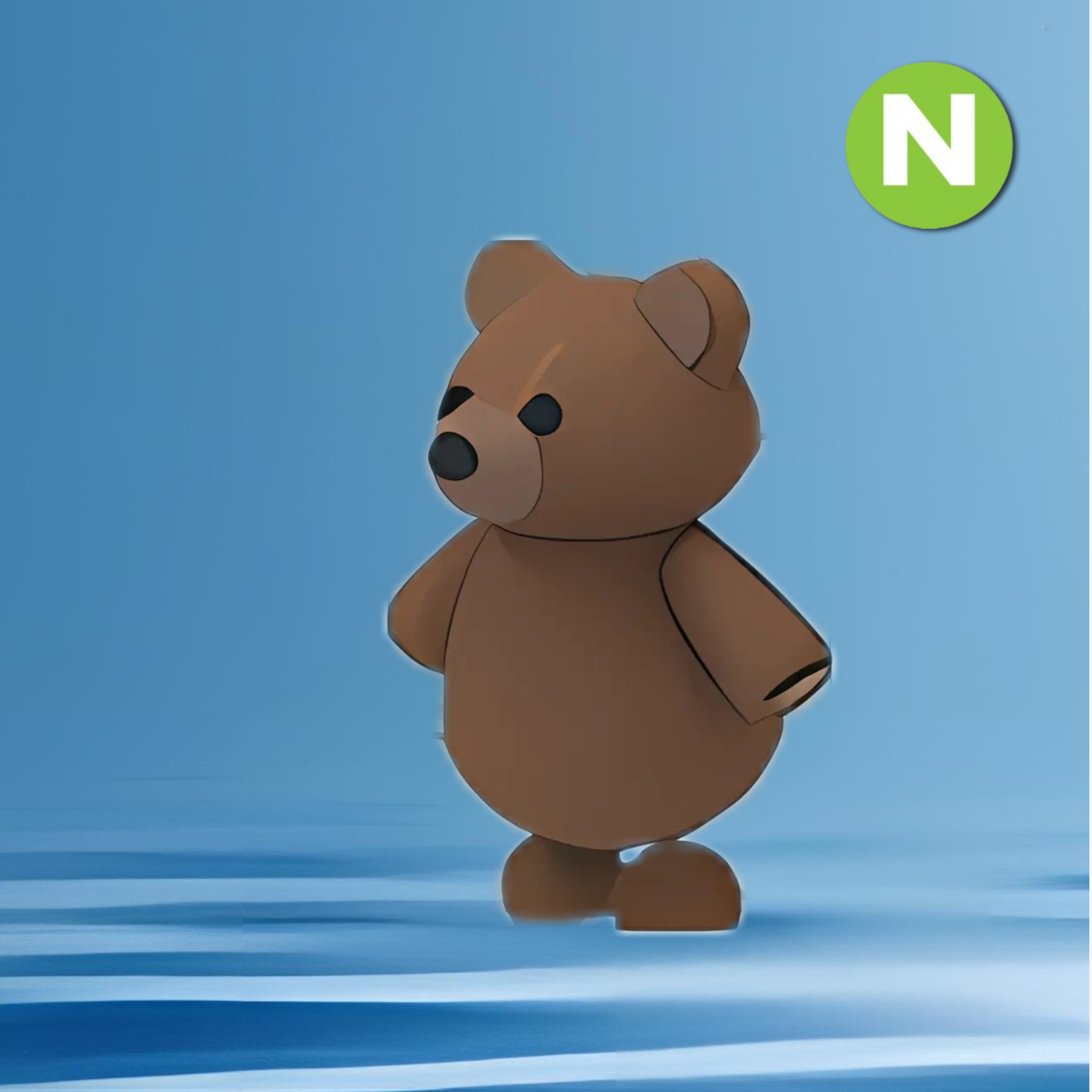 Neon Brown Bear