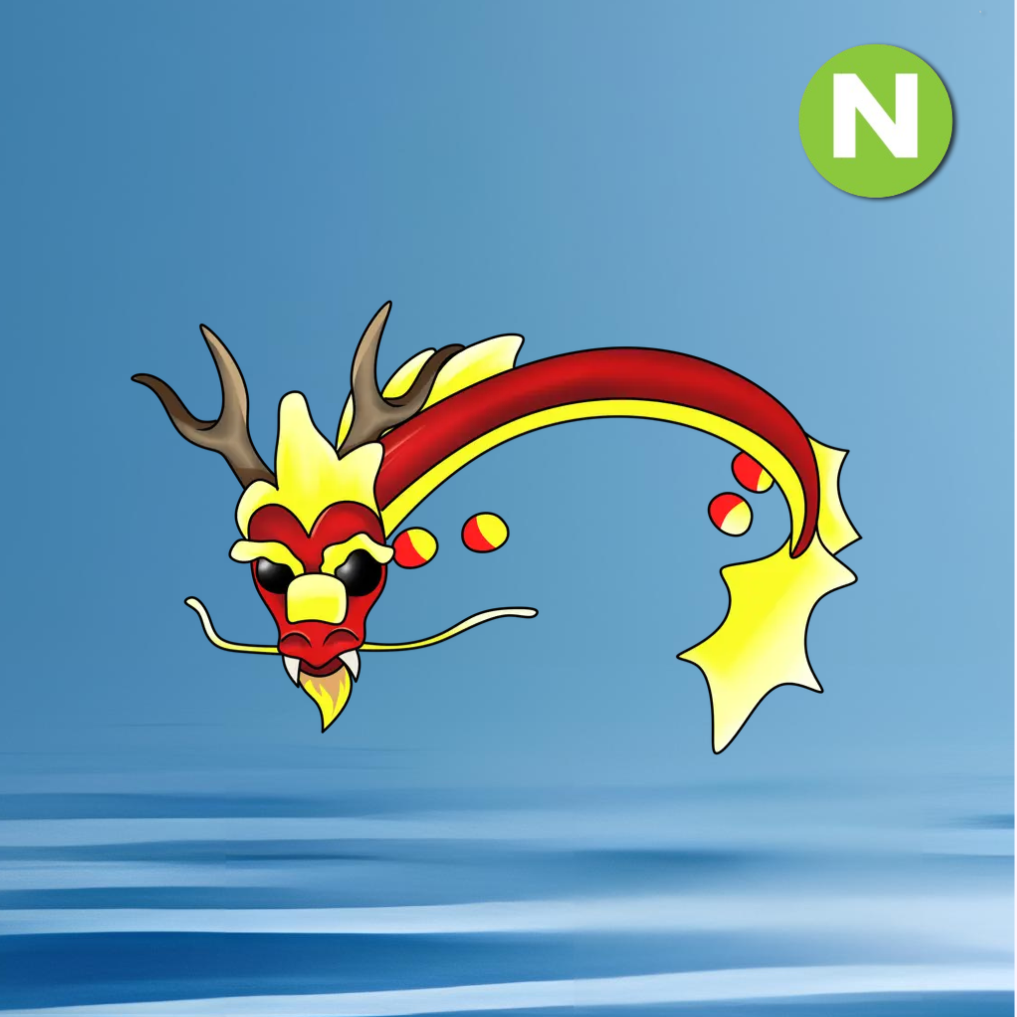 Neon Dancing Dragon