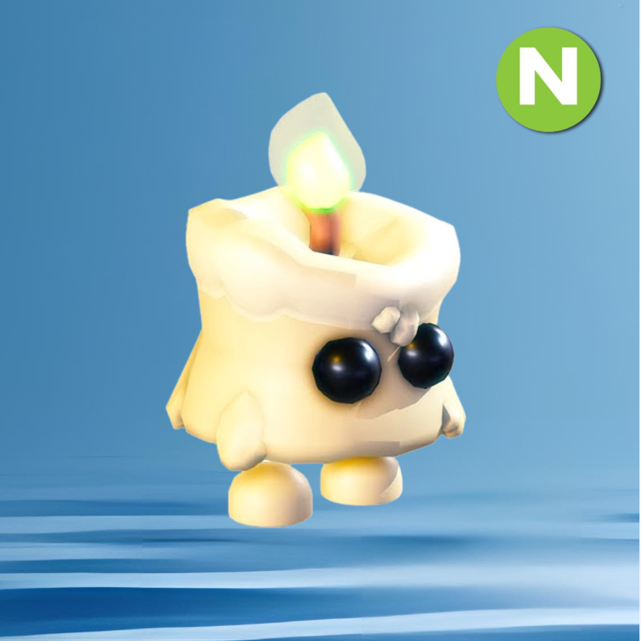 Neon Cuddly Candle